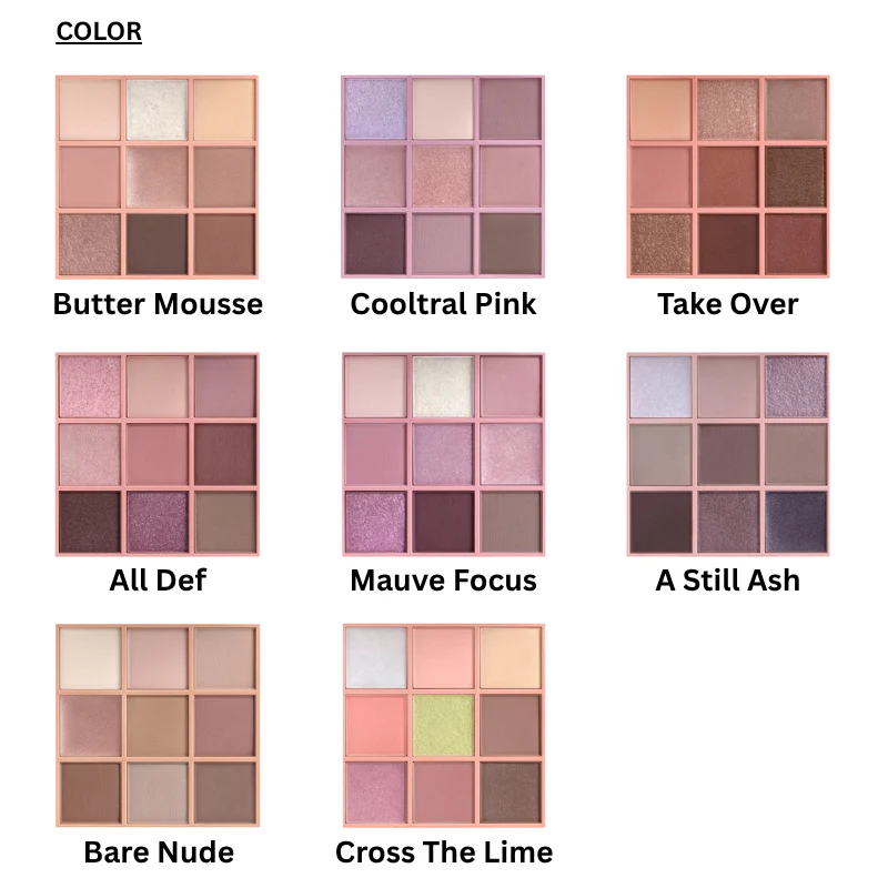 Multi Eye Color Palette The Textile (8 shades) - Image 9