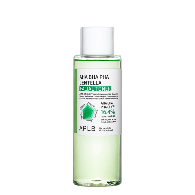 AHA BHA PHA Centella Facial Toner