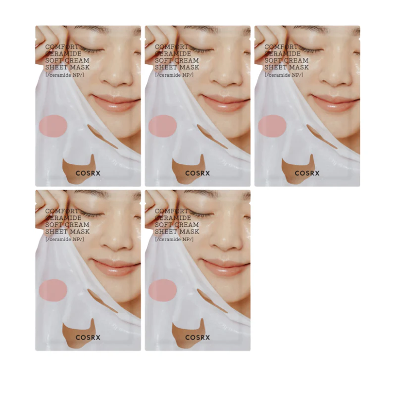 Balancium Comfort Ceramide Soft Cream Sheet Mask Set - Image 2