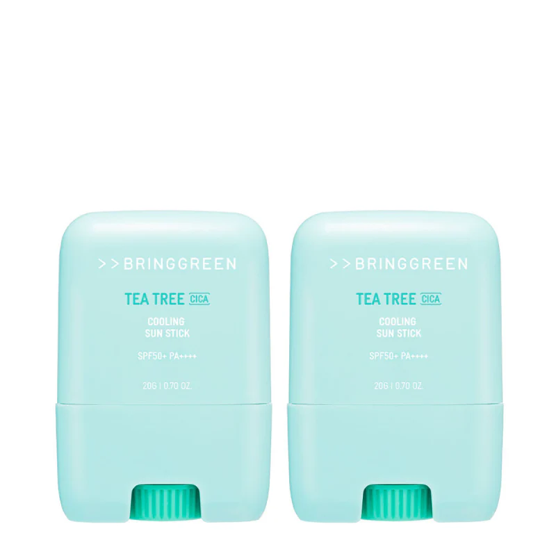 Tea Tree Cica Cooling Sun Stick SPF50+ PA++++ Value Set (2 pack)