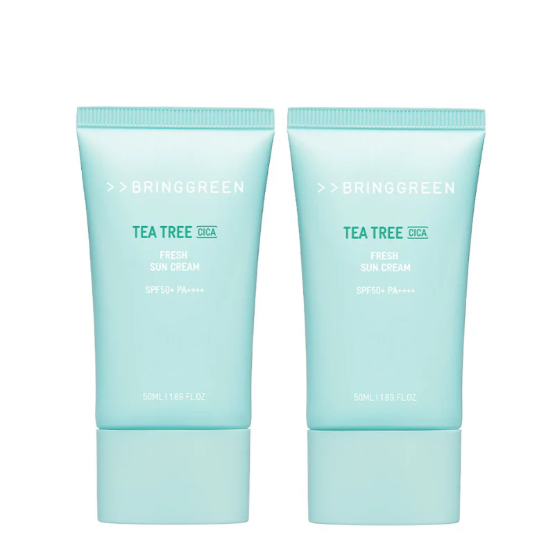 Tea Tree Cica Fresh Sun Cream 50+ PA++++ Value Set (2 pack)