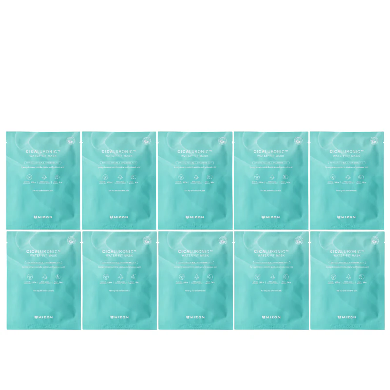 Cicaluronic Water Fit Mask Set (10 masks) - Image 2