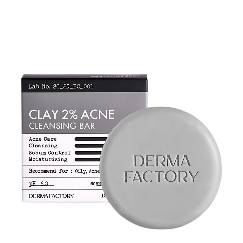 Clay 2% Acne Cleansing Bar