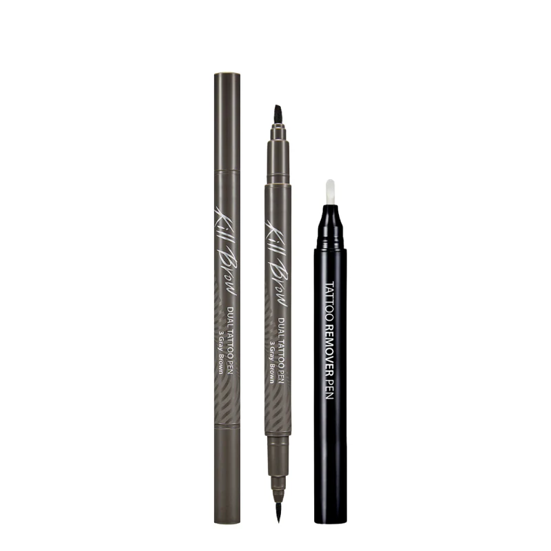 Kill Brow Dual Tattoo Pen with Remover Pen (3colors) - Image 3