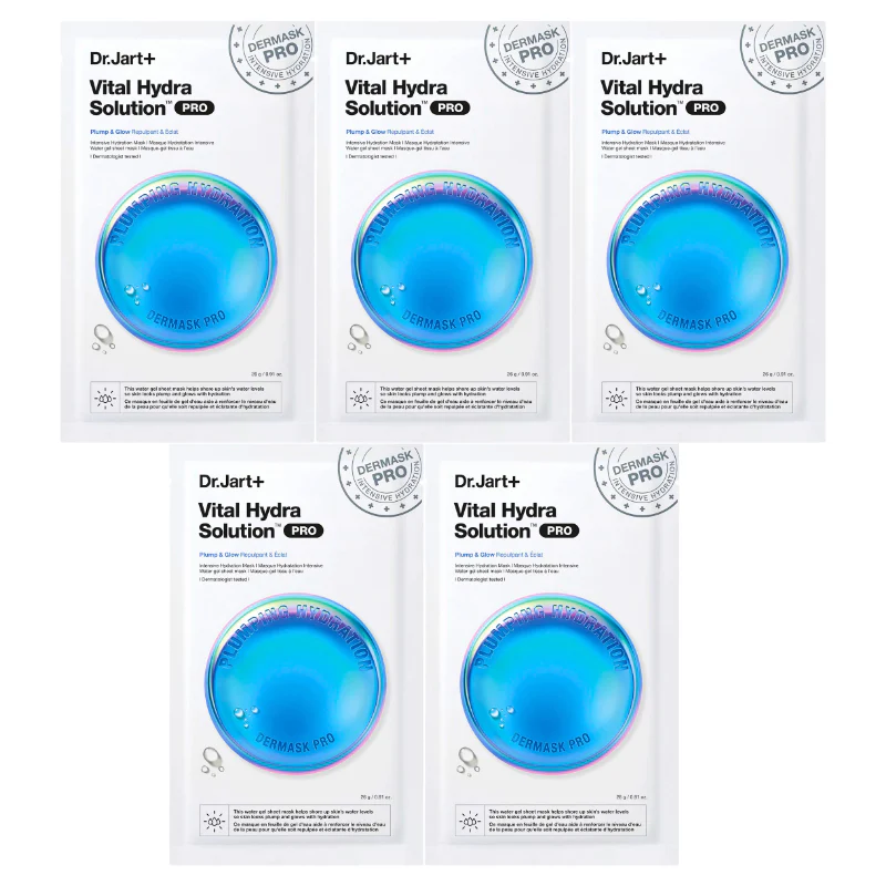 Dermask Vital Hydra Solution Pro Mask Set (5 masks) - Image 2