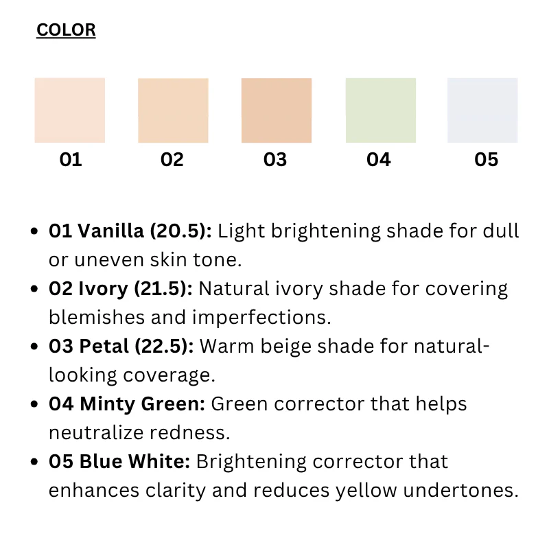 Easy Blending Concealer (5 colors) - Image 6