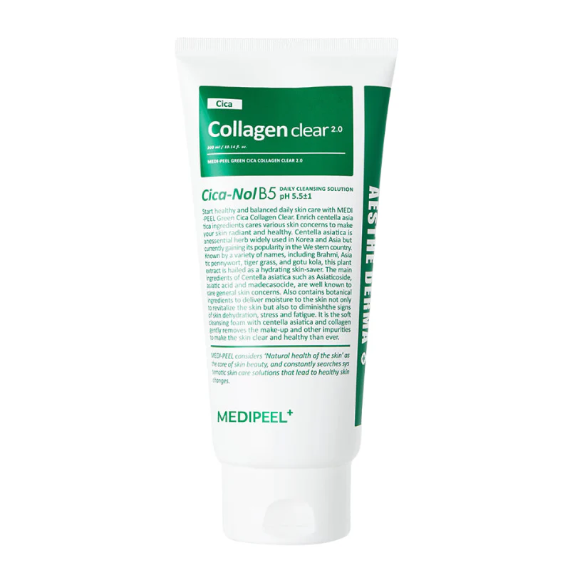 Green Cica Collagen Clear Cleansing Foam