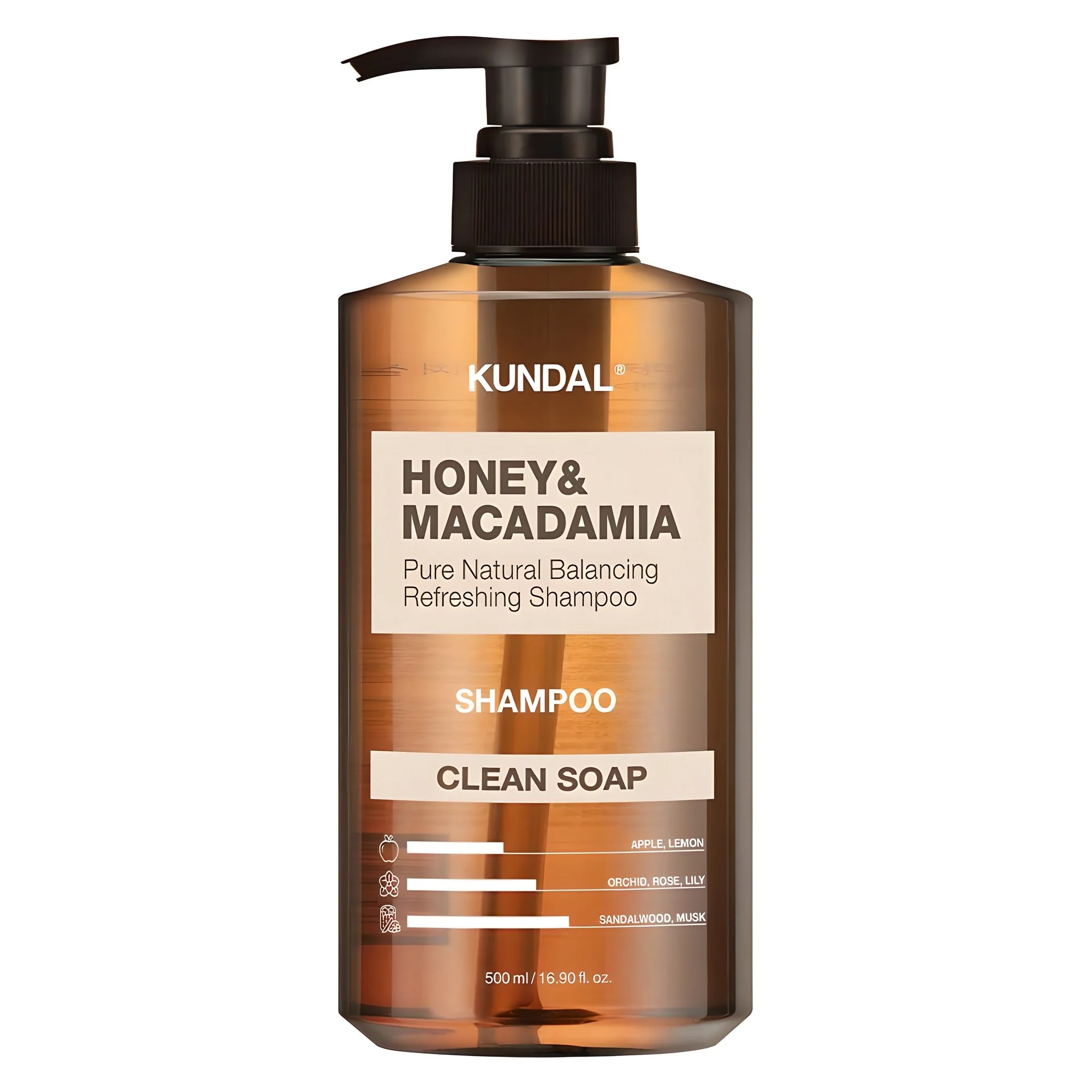 Honey & Macadamia Pure Natural Shampoo - Image 3