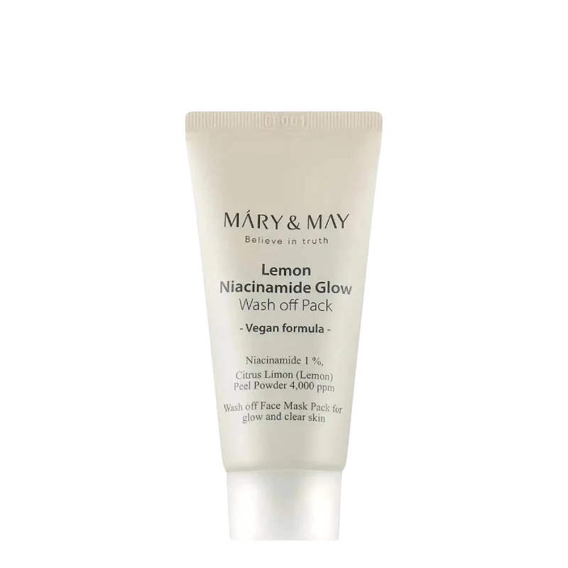 Lemon Niacinamide Glow Wash Off Mask Pack - Image 2