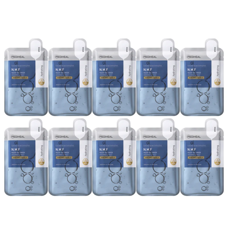 N.M.F Nude Gel Mask Set (10 masks) - Image 2