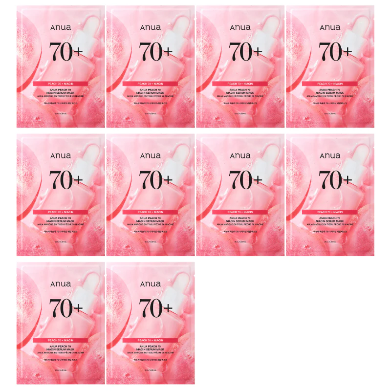 Peach 70 Niacin Serum Mask Set (10 masks) - Image 2