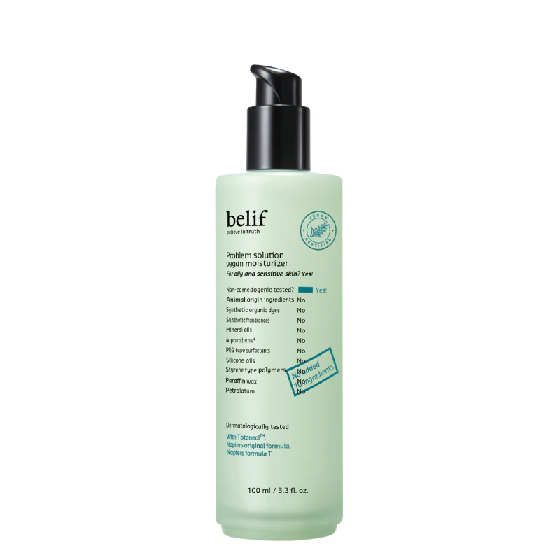 Problem Solution Vegan Moisturizer