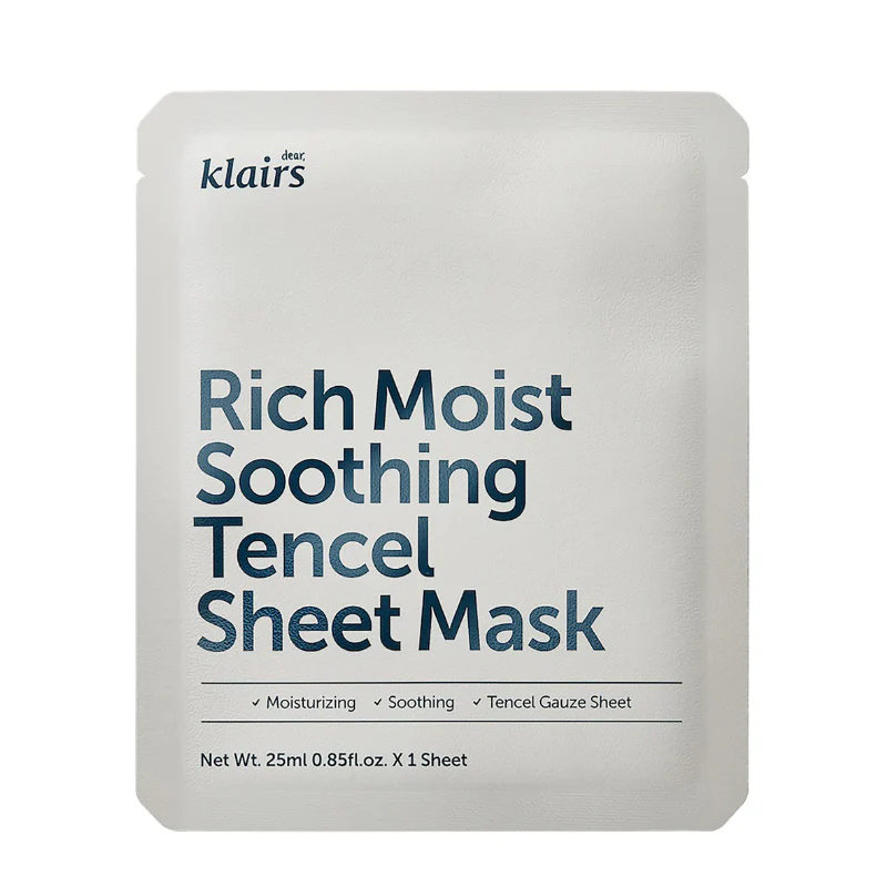 Rich Moist Soothing Tencel Sheet Mask (5 masks)