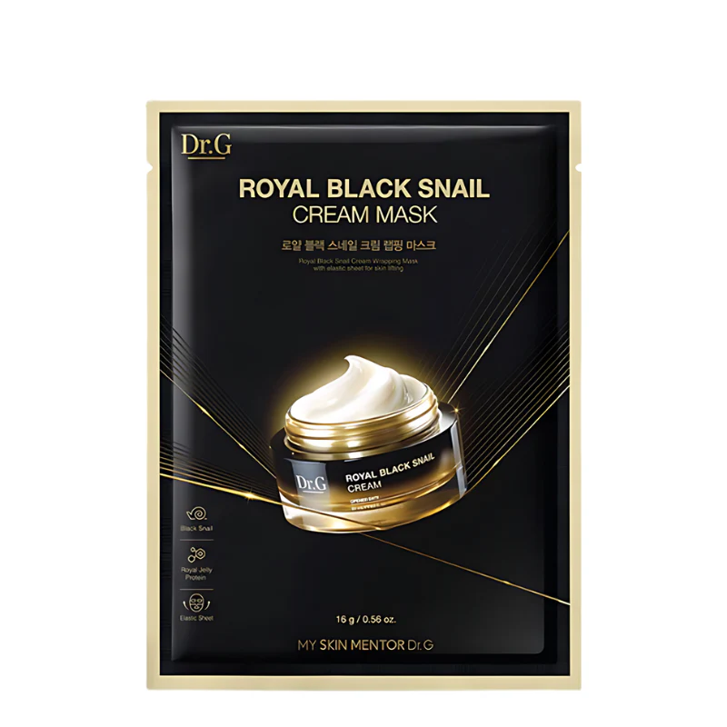 Royal Black Snail Cream Mask Set (5 masks)