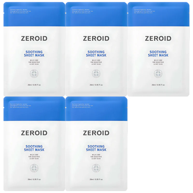 Soothing Sheet Mask Set (5 masks) - Image 2