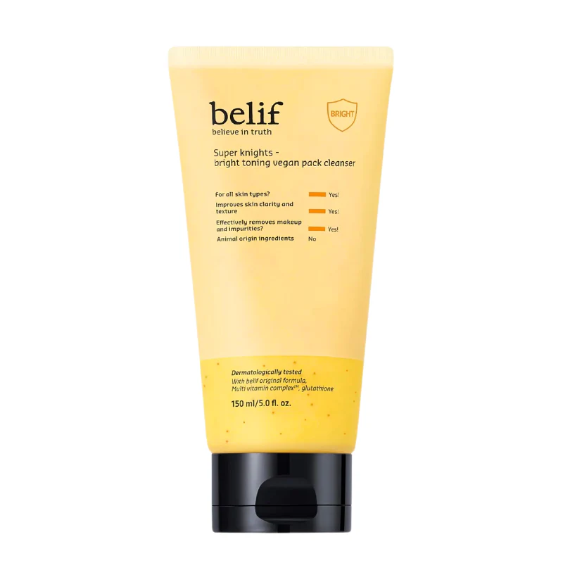 Super Knights Bright Toning Vegan Pack Cleanser