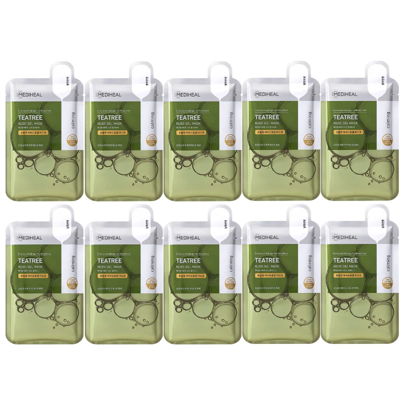 Teatree Nude Gel Mask Set (10 masks) - Image 2