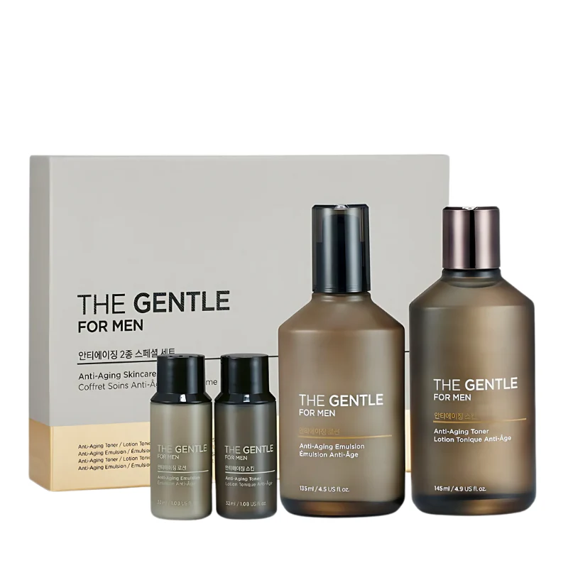The Gentle For Men Anti-Aging Skincare Set
