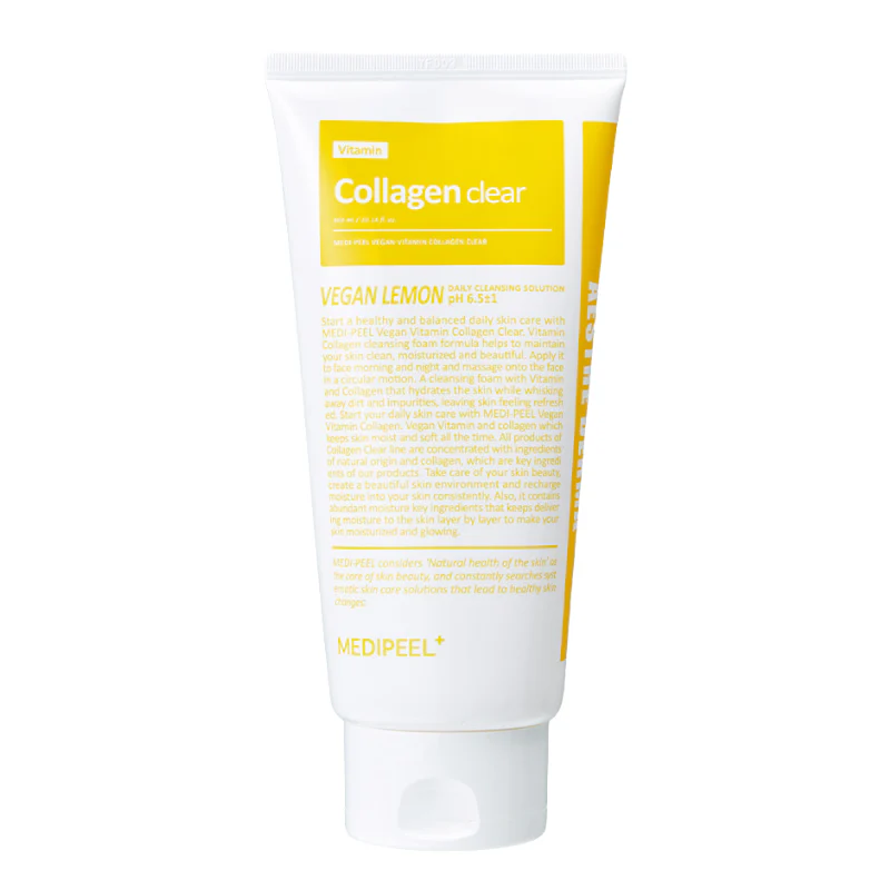 Vegan Vitamin Collagen Clear Cleansing Foam