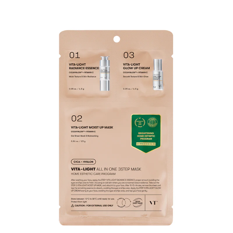 Vita-Light All In One 3-Step Mask Set (3 masks)